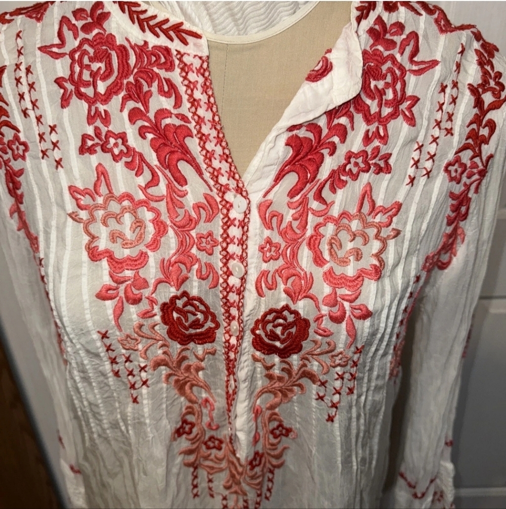 🧡Johnny was ROSS RED TUNIC - Picture 13 of 13